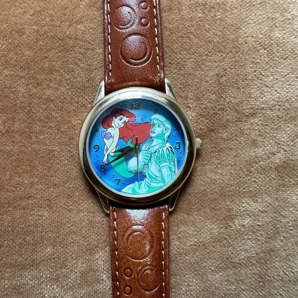 Disney Watch Collectors Club Series V Little Mermaid By Fossil W/music Box #4268 - Picture 5 of 13